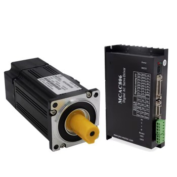 Kit servomoteur 400W CA et driver MCAC806+60ASM400 60V 8,4A 1,27N.m 220V 3000tr/min avec driver servo MCAC806