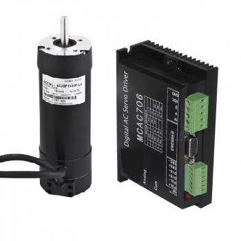 Kit de servomoteur et driver CC sans balais 180W 36V 57JSF1830P+MACA706 0,6N.m 3400tr/min Φ57mm pour imprimantes à jet d'encre