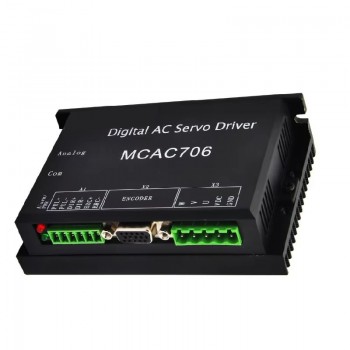 Kit de servomoteur et driver CC sans balais 180W 36V 57JSF1830P+MACA706 0,6N.m 3400tr/min Φ57mm pour imprimantes à jet d'encre