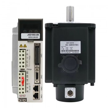 Kit servomoteur CA 1,5kW 130JASM515215K-17BCW-SC+JASD15002-20B 9,55Nm 1500tr/min 6,2A avec driver servo JASD15002