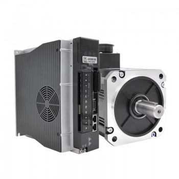 Kit servomoteur CA 2,3kW 130JASM523215K-17B+JASD30002-20B 14,64 N.m 220V 1500tr/min 12,3A avec driver servo JASD30002-20B