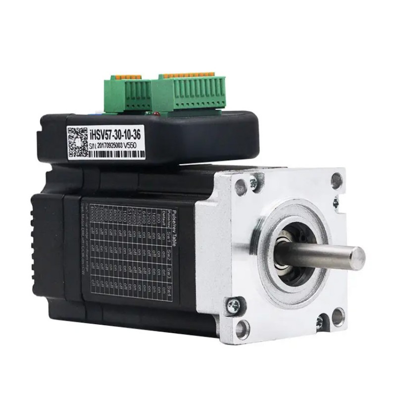 Servomoteur CA intégré Nema 23 JMC iHSV57-30-10-36 100W 36V 0,29N.m 3,5A triphasé 3000tr/min