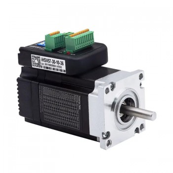 Servomoteur CA intégré Nema 23 JMC iHSV57-30-10-36 100W 36V 0,29N.m 3,5A triphasé 3000tr/min