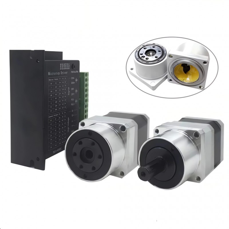 Motoréducteur harmonique nema 14 / nema 17 avce Rapport 30:1/50:1/100:1 réducteur harmonique