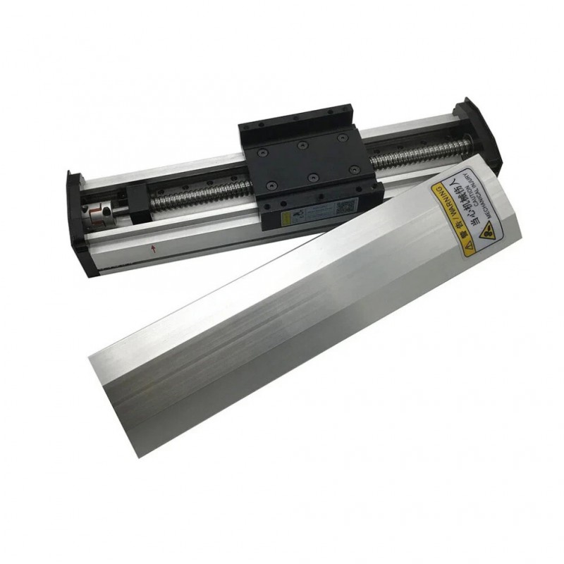 Glissière à vis à billes manuelle entièrement étanche QMF90, Module de guidage linéaire CNC pour platine de translation linéaire