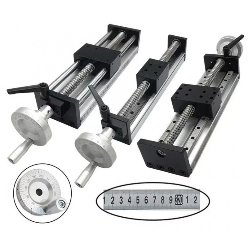 Unités linéaires manuelle OSP001605, module de vis à billes linéaire manuelle avec volant Unités linéaires manuelle OSP001605, module de vis à billes linéaire manuelle avec volant