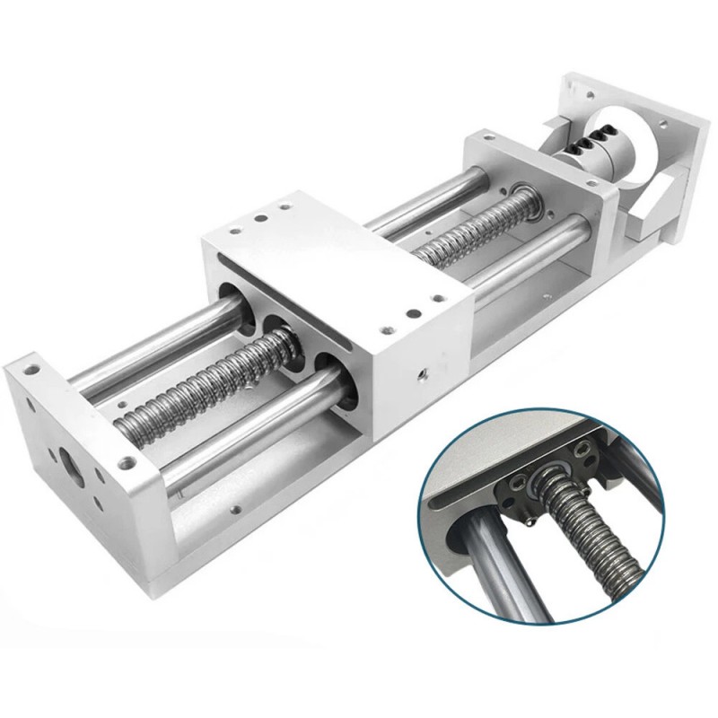 Guide de mouvement linéaire OSP001612 pour table coulissante CNC compatible avec moteur pas à pas Nema 23/34