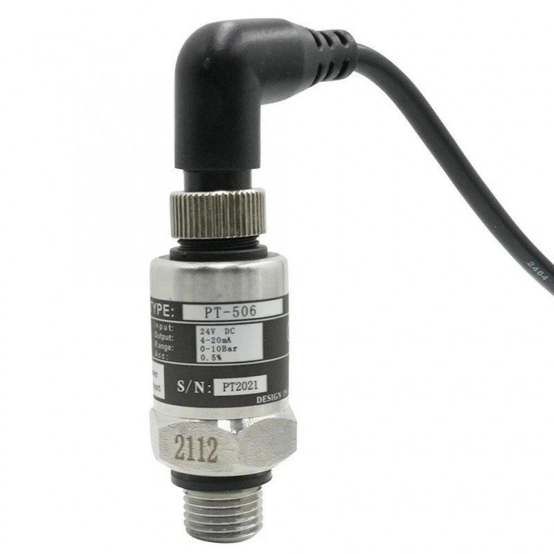Capteur de pression PT506 24 V IP68 G1/4, avec câble de 2 m pour applications eau, gaz et hydraulique