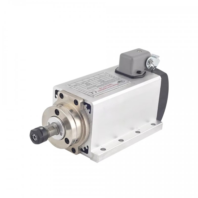 Moteur de broche cnc refroidi par air Huajiang-1.5KW 110V/220V 1,5kW 24000 tr/min, pince ER11/ER16 400hz avec prise aviation Moteur de broche cnc refroidi par air Huajiang-1.5KW 110V/220V 1,5kW 24000 tr/min, pince ER11/ER16 400hz avec prise aviation