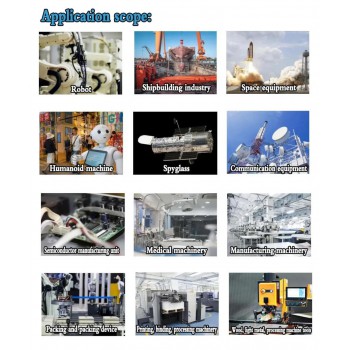 Réducteur harmonique série ZXJ, Rapport 30:1/50:1/80:1/100:1/120:1/160:1, contrecoup 30 arcsec