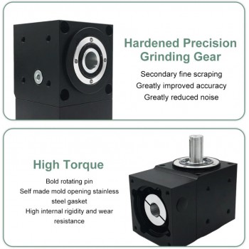Réducteurs à engrenage conique à angle droit Nema 17 rapport 2:1/3:1/5:1 pour moteur pas à pas Nema17