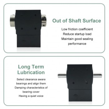 Réducteurs à engrenage conique à angle droit Nema 34 rapport 2:1/3:1/5:1 pour moteur pas à pas NEMA 34/servomoteur 80mm
