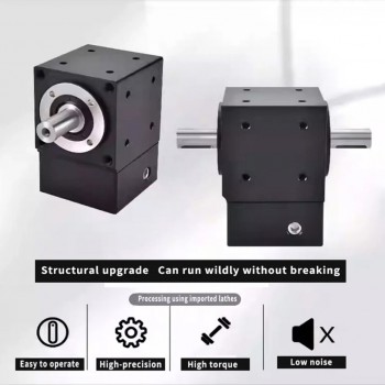 Réducteurs à engrenage conique à angle droit Nema 34 rapport 2:1/3:1/5:1 pour moteur pas à pas NEMA 34/servomoteur 80mm