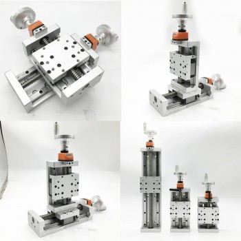 Table coulissante autobloquante manuelle CNC, module linéaire, platine de positionnement Z, module à vis trapézoïdale avec affichage numérique