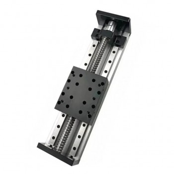Kit de table coulissante à double guidage linéaire CNC avec vis à billes et variateur