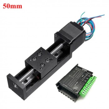 Mini-plateau linéaire motorisé OSP001602, table coulissante CNC avec moteur pas à pas Neme 11 et kit de driver TB6600
