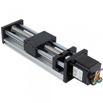 Table de translation linéaire motorisée CNC OSP001604 avec moteur pas à pas NEMA23 57 mm et module de mouvement 1605
