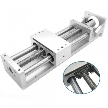 Guide de mouvement linéaire OSP001612 pour table coulissante CNC compatible avec moteur pas à pas Nema 23/34