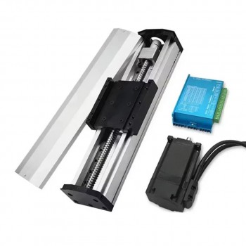 Kit de table coulissante CNC à vis à billes étanche et entièrement fermé OSP001614 avec moteur pas à pas NEMA 23 et driver HB8080C