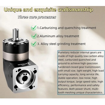 Réducteur planétaire à angle droit Nema 34 série PVE090 rapport 3:1 à 100:1 pour moteurs pas à pas NEMA 34 / servomoteurs de 80 mm