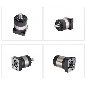 Réducteur planétaire PLE060 série rapport 4:1 à 100:1 pour moteur pas à pas NEMA23 / Servomoteur AC 200W 400W 60 mm