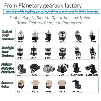 Réducteur planétaire Nema 34 PLF090 série rapport 3:1 à 100:1 pour moteur pas à pas NEAM34, servomoteur 80 mm 750 W