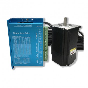 Kit moteur pas à pas à boucle fermée NEMA 34 86HB250 + HBS86H (moteur pas à pas à boucle fermée + driver)