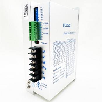 Driver pas à pas numérique biphasé triphasé EC3522 2.2-5A 110–220 VAC pour moteur pas à pas Nema 34 86mm
