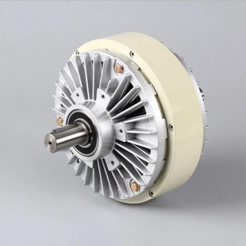 Embrayage à particules magnétiques à double arbre série FL-S, couple de serrage 6 Nm à 50 Nm, 24 V CC.