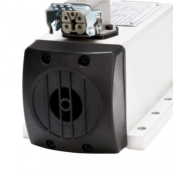 800W 110V/220V Kit moteur de broche refroidi par air et variateur de fréquence (VFD) GDZ80X73-0.8 + H100-0.75, pince ER11, 24 000 tr/min, 400 Hz