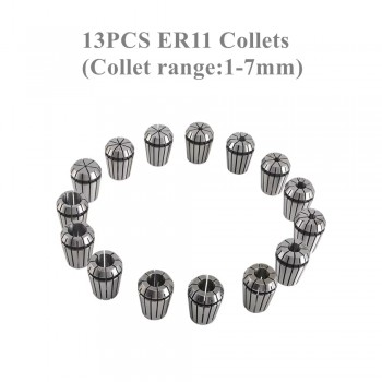 800W 110V/220V Kit moteur de broche refroidi par air et variateur de fréquence (VFD) GDZ80X73-0.8 + H100-0.75, pince ER11, 24 000 tr/min, 400 Hz