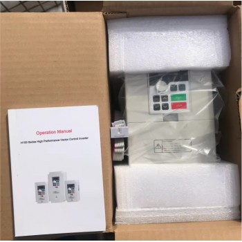 4,5kW 220V/380V Kit moteur de broche refroidi par air JGF-60-24Z/4.5 + H100-5.5S2/T4 avec variateur de fréquence (VFD) et 13 pièces pinces ER32