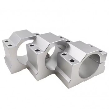 Support de moteur de broche CNC 65 mm/80 mm/100 mm/125 mm, support de serrage en aluminium OSP001705