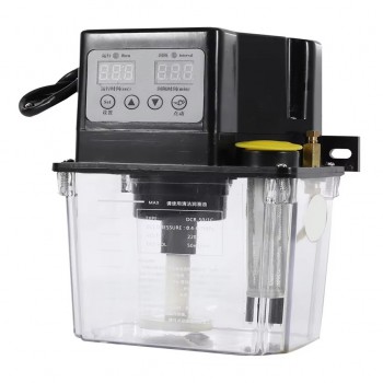 Pompe à huile de lubrification automatique CNC 220 V 1 L/2 L, pompe de lubrification électromagnétique sans manomètre