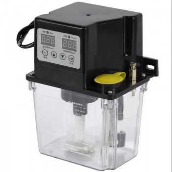 Pompe à huile de lubrification automatique CNC 220 V 1 L/2 L, pompe de lubrification électromagnétique sans manomètre