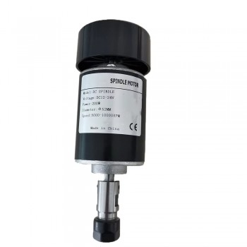 Moteur de broche cnc refroidi par air OSP001714 12V24/V 200W 10000 tr/min, pince ER11/ER16 pour petite machine à graver