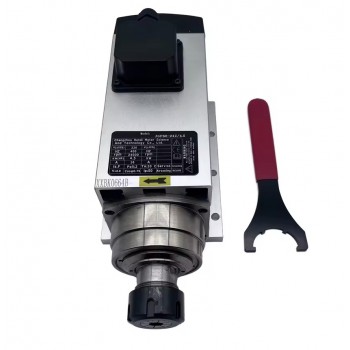 Moteur de broche cnc refroidi par air GDZ120x103-4.5 220V/380V 4,5kW 18000/24000 tr/min, pince ER32 400hz