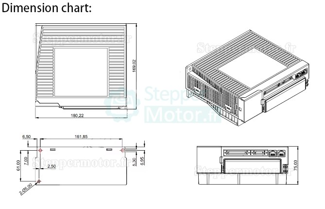 Kit de servomoteur CA 1,5KW 130JASM515230K-17B-SC+JASD2000 4,78N.m 5,6A 220V avec driver servo JASD2000