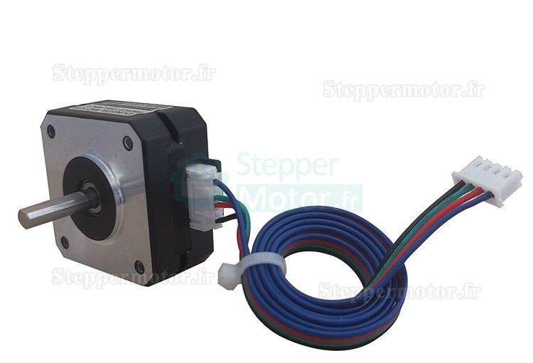 Moteur pas à pas NEMA17 OUKEDA 17HS4023 1,8° 14 Ncm 1A pour imprimante 3D et extrudeuse Titan
