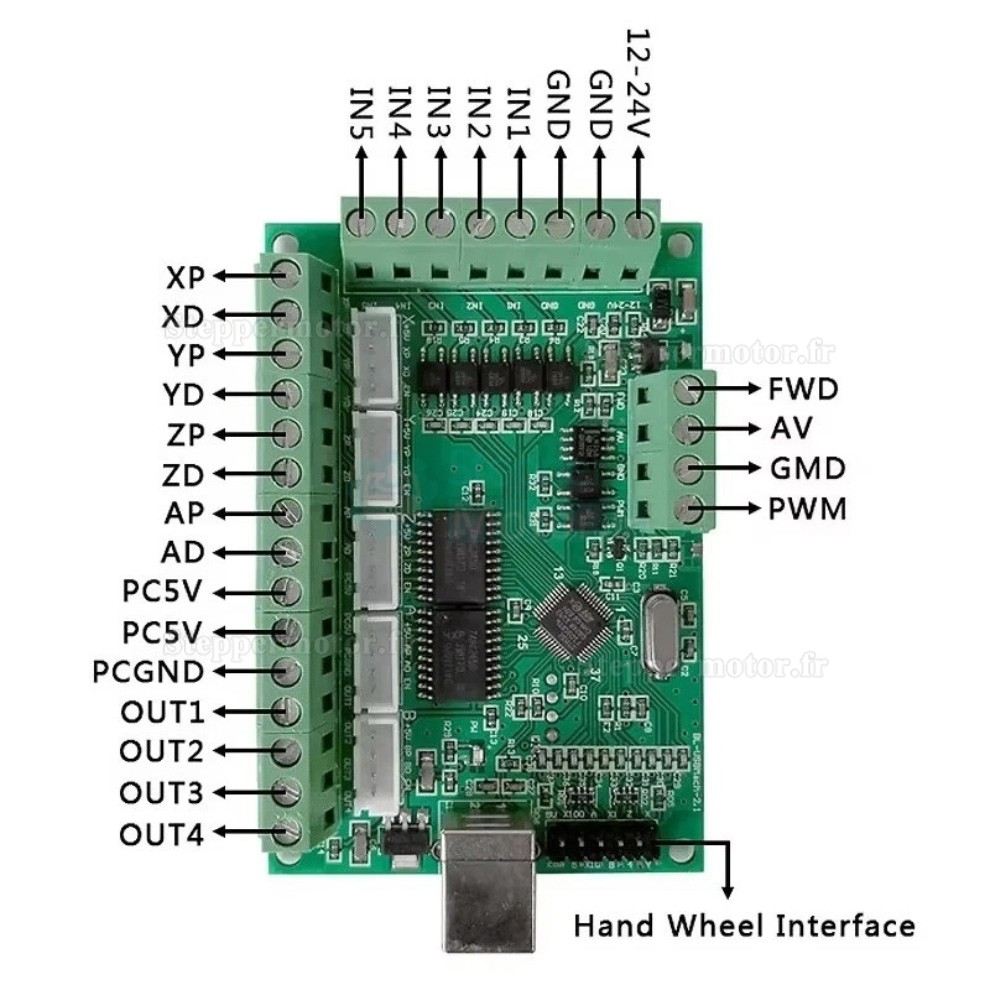 Kit CNC 3 axes avec moteur pas à pas Nema 23 de 3 Nm, contrôleur de moteur et alimentation. Kit CNC 3 axes avec moteur pas à pas Nema 23 de 3 Nm, contrôleur de moteur et alimentation.