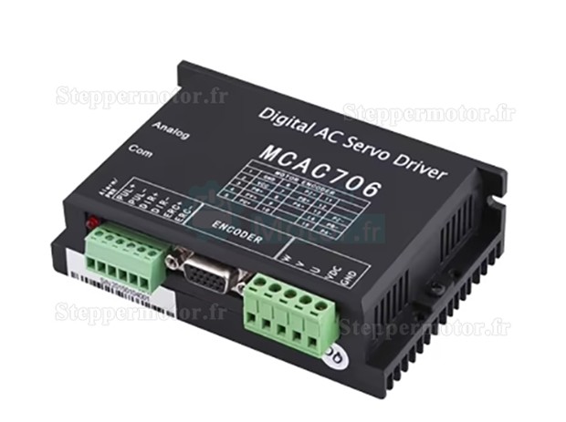 Kit servomoteur à balais 60W 24 V CC et driver 58JZS0630AS+MACA706 Φ58mm 0,72N.m 3000tr/min