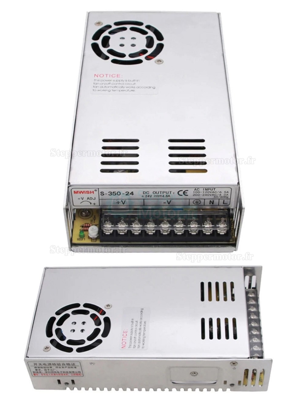 Kit de moteur pas à pas à boucle fermée 5 axes avec moteur Nema 23, contrôleur et alimentation Kit de moteur pas à pas à boucle fermée 5 axes avec moteur Nema 23, contrôleur et alimentation