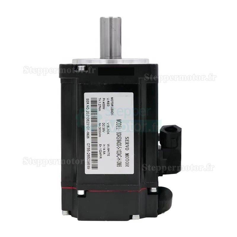 Kit servomoteur et dirver 0,4kW 48V CC 60ASM4001024C+MCAC825 1,27N.m 60 x 60 mm avec encodeur magnétique 1024 lignes