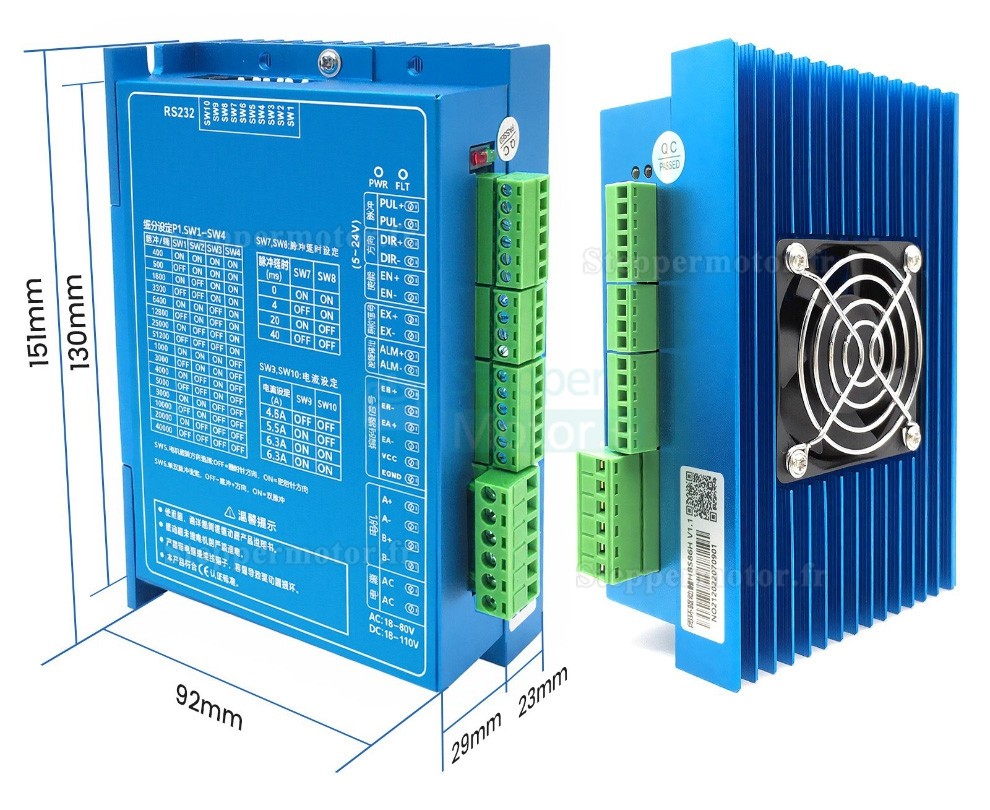 Kit moteur pas à pas à boucle fermée NEMA 34 86HB250 + HBS86H (moteur pas à pas à boucle fermée + driver) Kit moteur pas à pas à boucle fermée NEMA 34 86HB250 + HBS86H (moteur pas à pas à boucle fermée + driver)