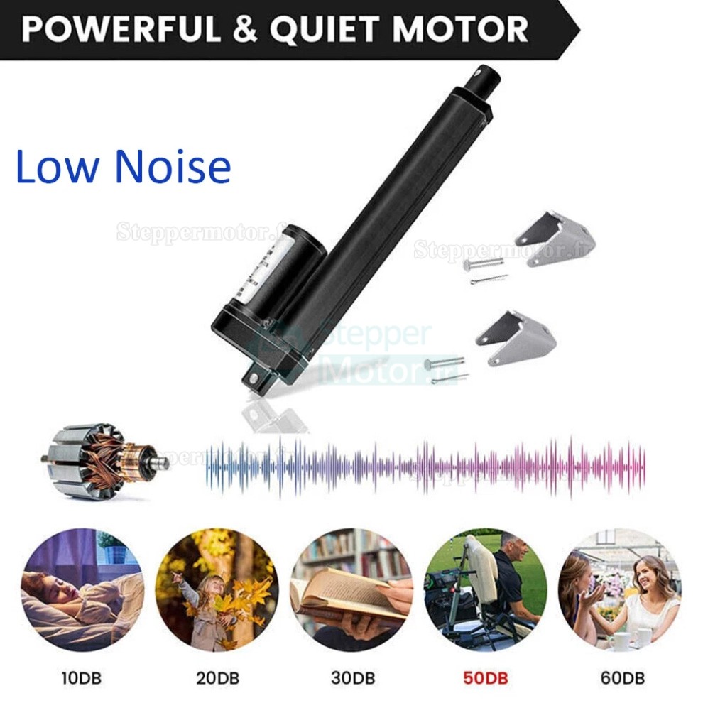 Actionneur linéaire électrique submersible IP68 BST-YF-FS 12 V pour l'automatisation industrielle Actionneur linéaire électrique submersible IP68 BST-YF-FS 12 V pour l'automatisation industrielle