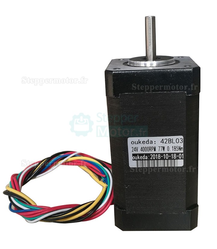 Moteur CC sans balais nema 23 OSP001474 24V CC Triphasé 6,3 Ncm/12,5 Ncm/18,8 Ncm 4 000 tr/min
