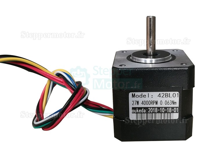 Moteur CC sans balais nema 23 OSP001474 24V CC Triphasé 6,3 Ncm/12,5 Ncm/18,8 Ncm 4 000 tr/min