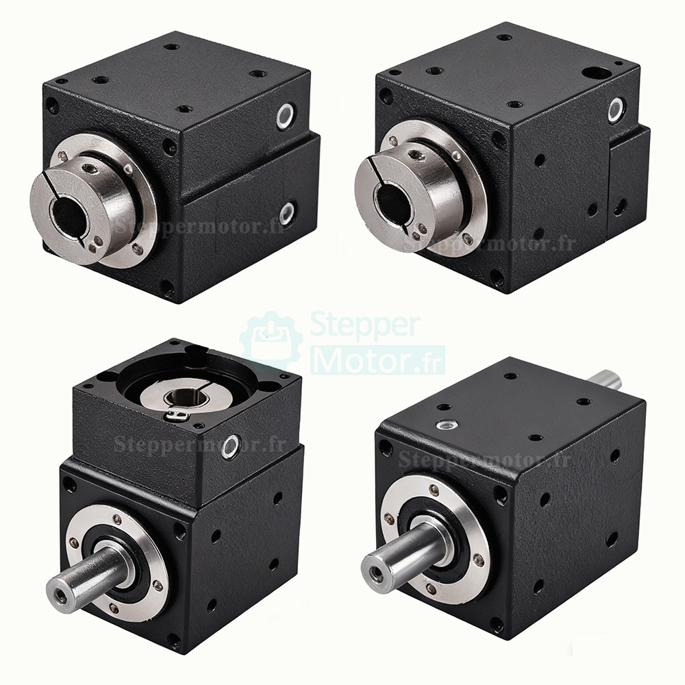 R&eacute;ducteurs &agrave; engrenage conique &agrave; angle droit Nema 23 rapport 2:1/3:1/5:1 pour moteur pas &agrave; pas Nema23