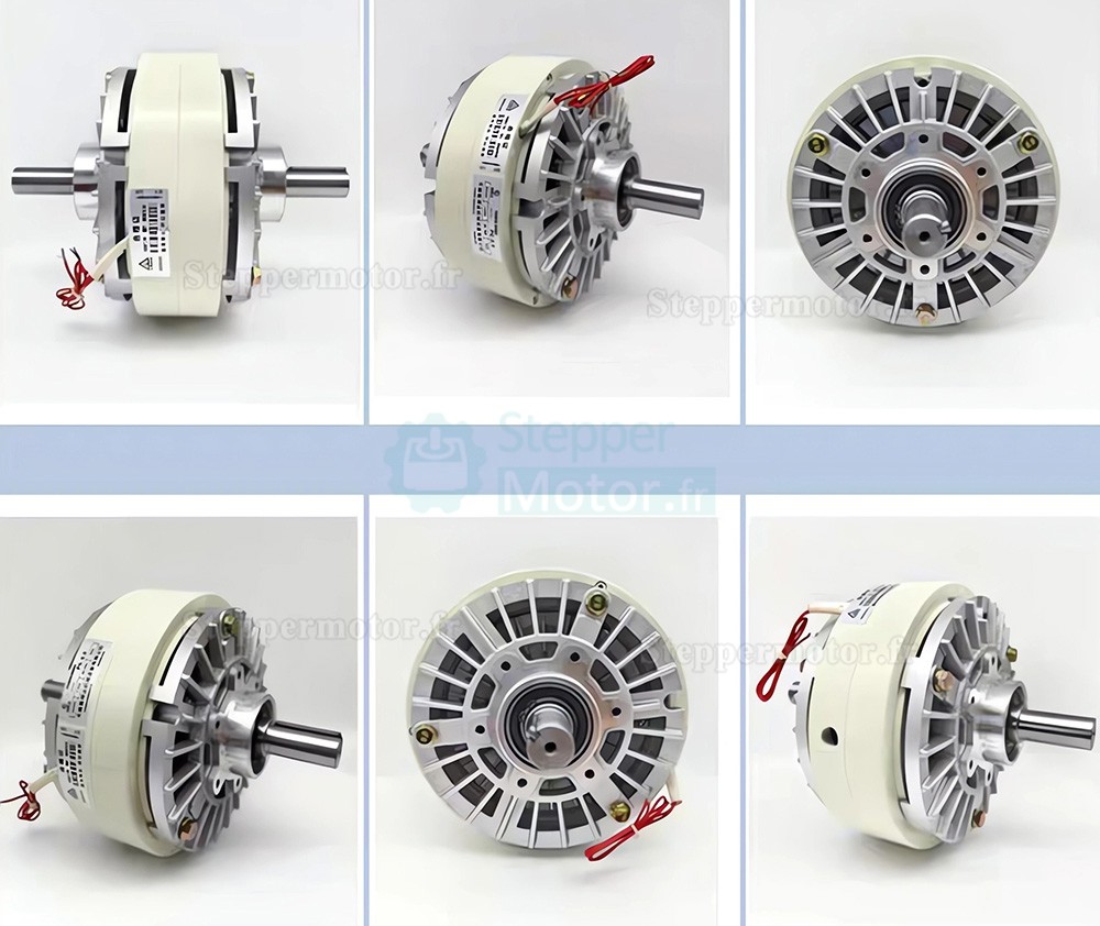 Embrayage &agrave; particules magn&eacute;tiques &agrave; double arbre s&eacute;rie FL-S, couple de serrage 6 Nm &agrave; 50 Nm, 24 V CC.