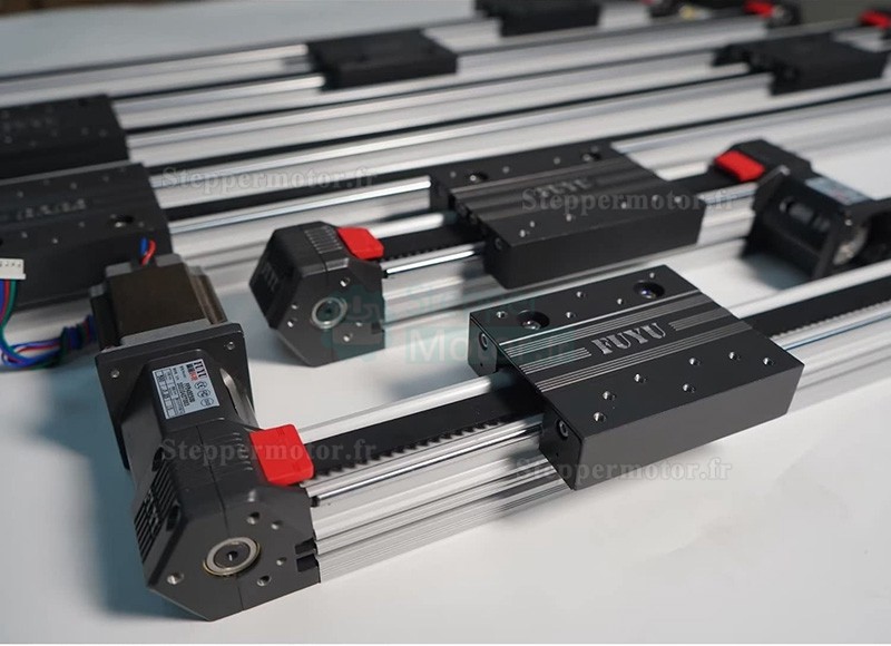 Actionneur à vis à billes linéaires Étape de guidage linéaire CNC FPB50 95mm avec moteur pas à pas Nema 23